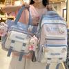 Schoolbags Children's High-looking Girls Junior High School Students High School Students Two Piece Backpacks