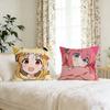 Bbocchii cute cartoon cushion cover For Pillow Printing Sofa Decoration Home Car Room Coffee Shop Office Nordic Simplicity