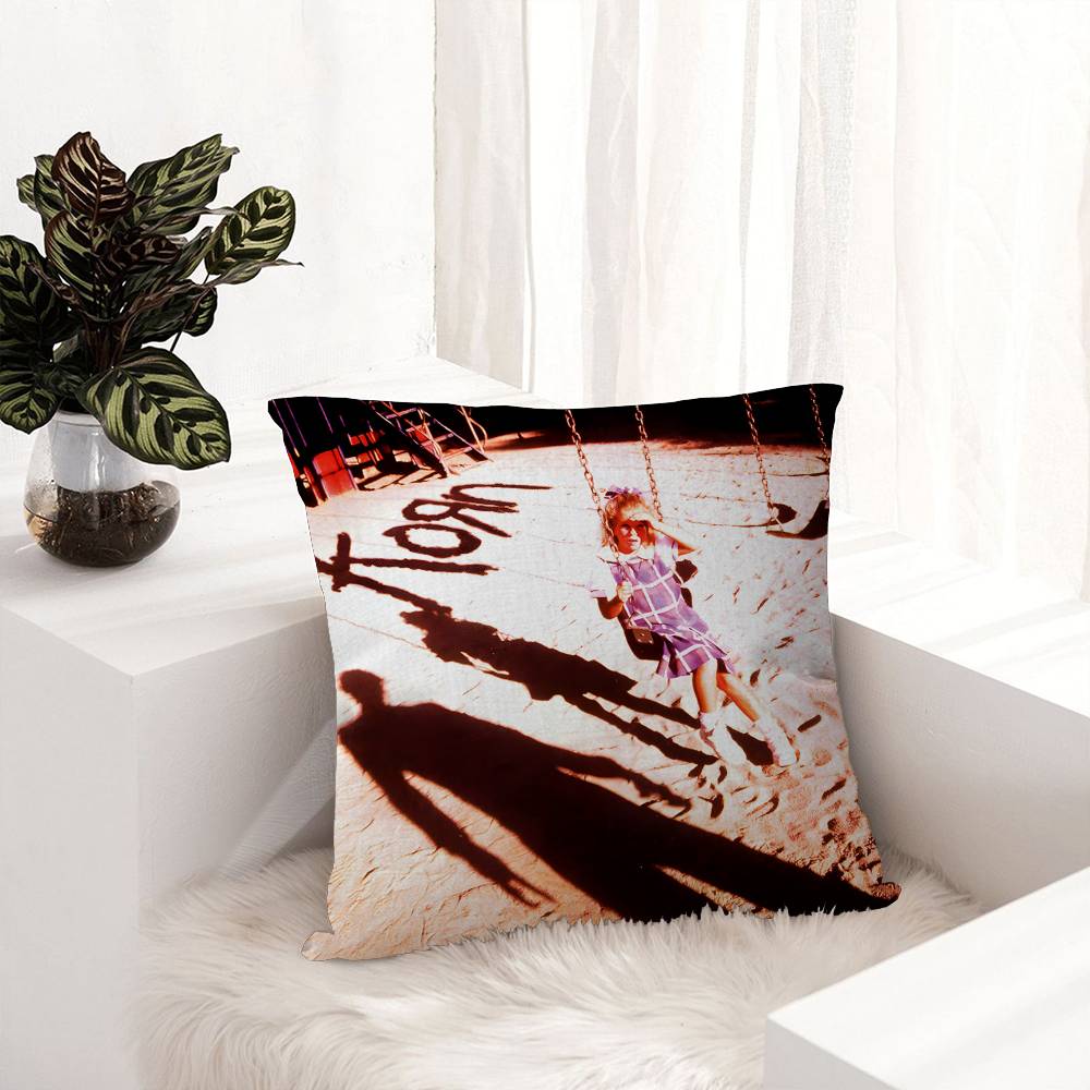 New Korn Cohen Band Personalized Pillow Dust Cover Bedroom Kids Party Decoration Pillowcase Birthday Children Gift