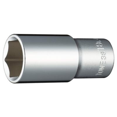 Tone Deep Socket 18mm Width 3S-18L (Hexagonal), 9.5mm (3/8") Drive,