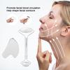Stainless Steel Facial Roller Gua Sha Tool Face Skin Roller Massager Scraping Board