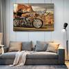 Motocyklisté, americká sexy dívka, plátno, malba, plakát a tisky, nástěnné umělecké obrázky do obývacího pokoje, domácí dekorace, cuadros