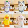 Star Meng Yuan Cute Cartoon Little Red Fox Cross Dressing Husky Game Toys Plush