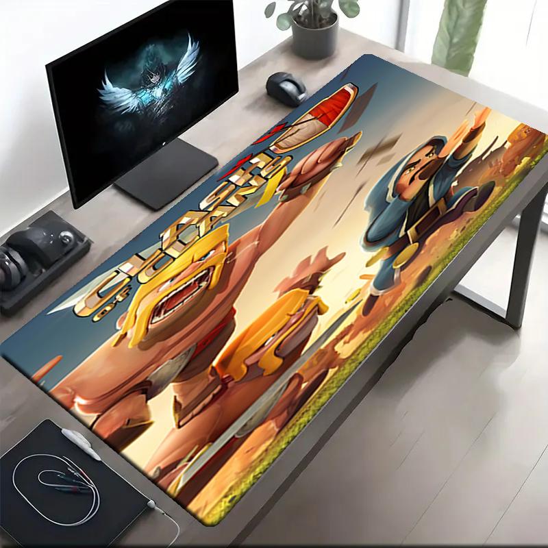 Clash of Clans Thema Mauspads, Rutschfeste Gummiunterseite, Multifunktionales Büro- & Heimdekor, Perfekt zur Personalisierung des Arbeitsplatzes.