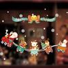 Autocolante Festive de Sărbători: Decor Static pentru Uși și Ferestre de Sticlă pentru Crăciun și Anul Nou
