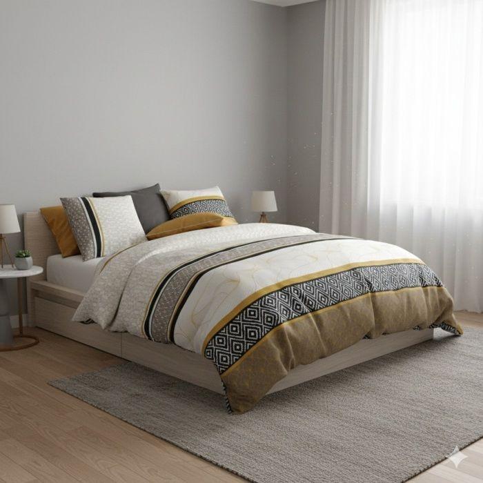 Parure de lit 220 x 240 cm Cario