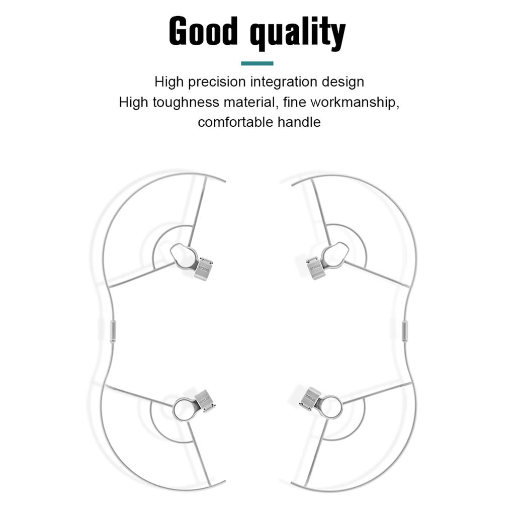 2 Propeller Guard Set, 4pcs Lightweight Abs Guard For Propellers Conservation With Snap Design