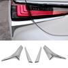 For Lexus ES ES200 ES250 ES300h ES350 2018 2019 2020 2025 2025 Car Sticker ABS Cover Stick Frame Rear Light Lamp Eyebrow Trim