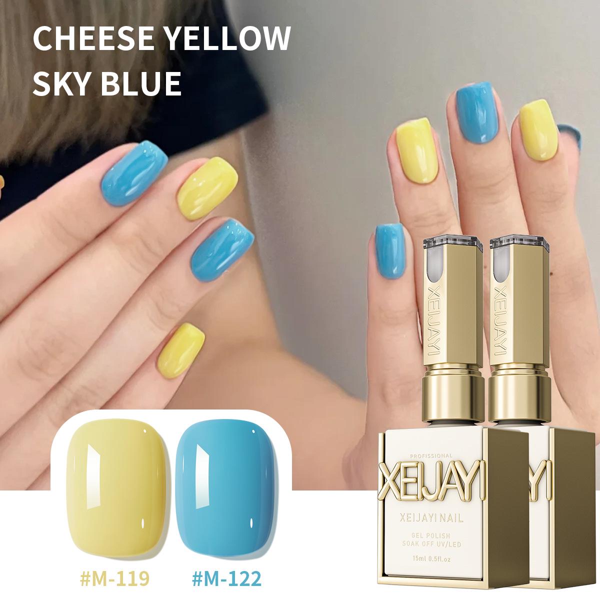 

2025 Summer Dopamine Morocco Blue High-End Gel Nail Polish