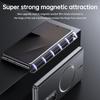 Luxury Metallic Paint Magnetic Phone Case for Samsung Galaxy Z Fold 7 6 5 4 ZFold7 ZFold6 for Magsafe Hinge Protective Cover
