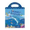 Sticker Books Early Education Concentration Training, Animal Dinosaur Decorative Sticker Books