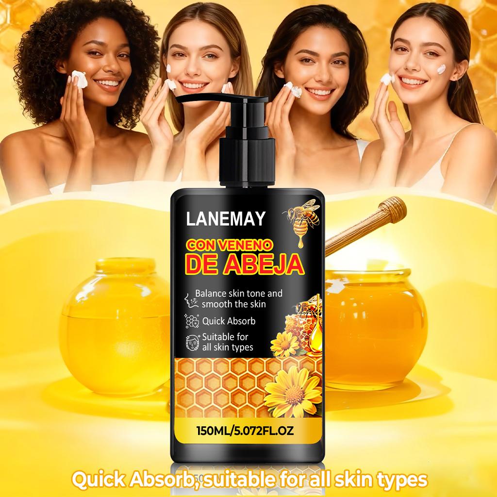 Bee Venom Facial Cream-Deep Skin Moisturizing Wih Natural Bee Venom-Make The Skin Outline Clearer And More Firm And Plum-150g