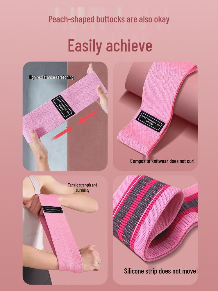 Glute Loop Yoga Resistance Band - Elastic Fitness for Hip, Glute, and Leg Training
