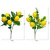 DIY Artificial Lemon Branches Handmade Fake Plants Simulation Lemon Fruit  Wedding Party Supplies