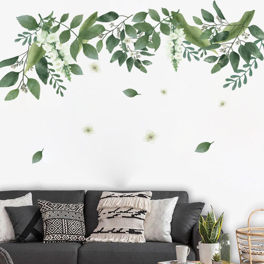 UK Tropical Leaves Plant Wall Stickers Vinyl Decal Bedroom Decor Art Mural Gifts
