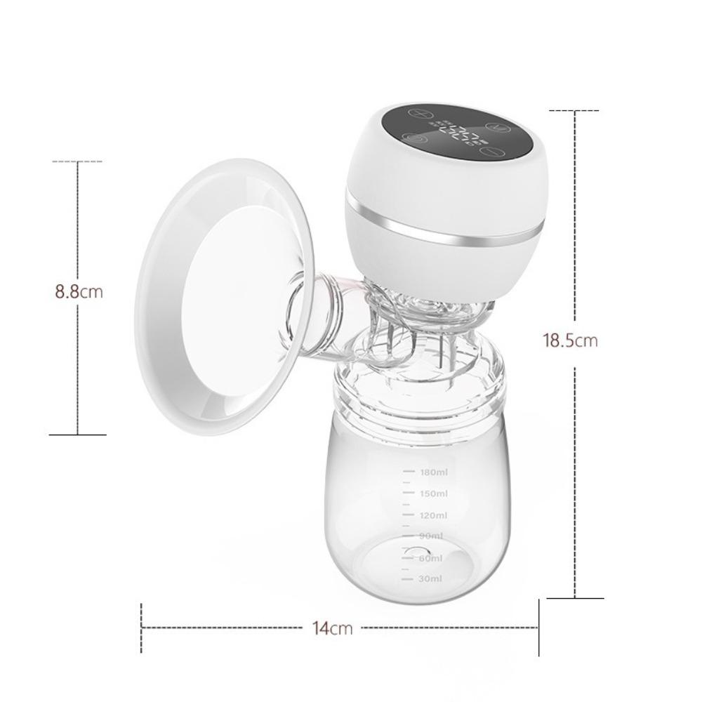 With LED Screen Electric Breast Pump Machine Breastfeeding Milk Extractor