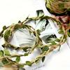 10M Jute Hemp Rope - Heavy Duty Twine with Green Leaf Design Rustic Cord for Gardening, DIY Crafts, Gift Wrapping & Home Decor