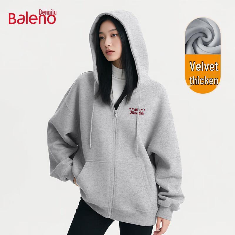 Baleno Women's Fleece-Lined Hooded Cardigan