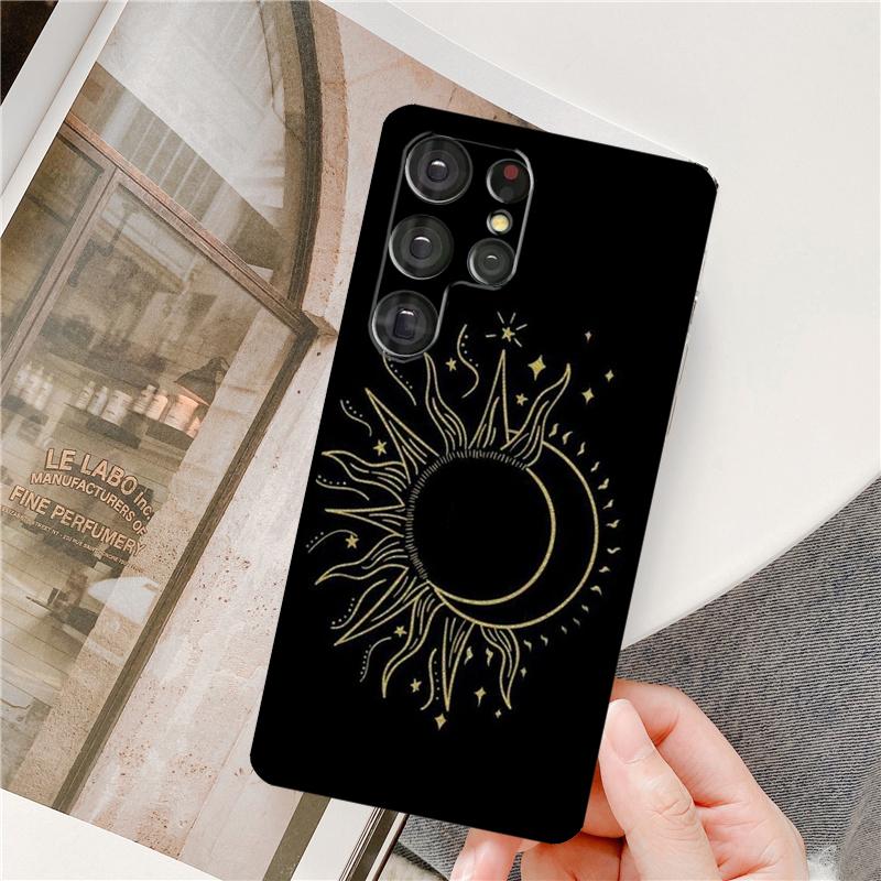 Sun Moon Phone Case For Samsung Galaxy S25 Ultra S9 S10 S20 S21 S22 S23 S24 Plus S24 FE Bumper Cover