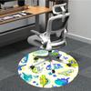1pc Dinosaur Pattern Chair Carpet for Office, Non slip, Soft and Durable Office Rug