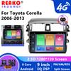Android 12 Wireless Carplay Android auto Autorádio pro Toyota Corolla E140/150 2006 2007-2013 GPS DSP multimediální přehrávač 2din 4G