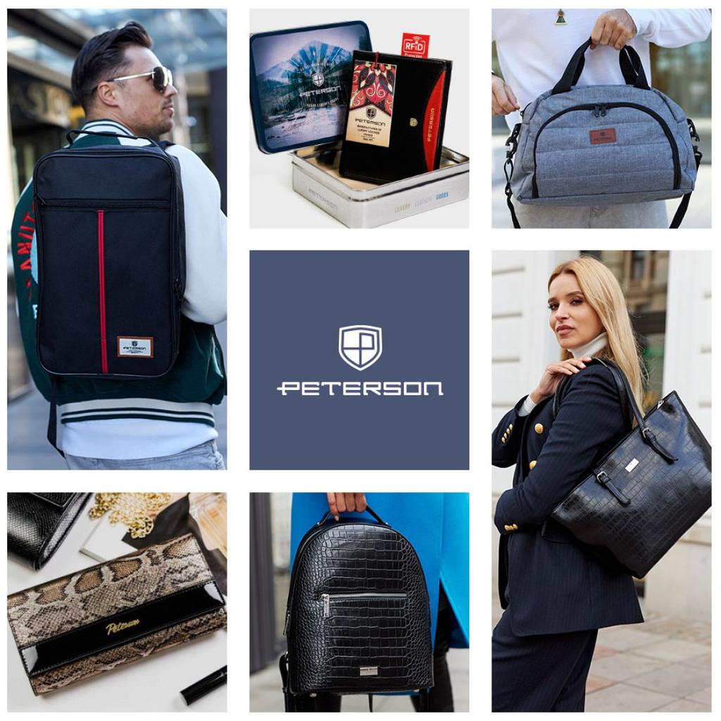 Spacious, Polyester Men's Backpack with Laptop Space - Peterson