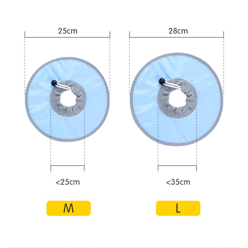 Cat Elizabethan Collars Wound Healing Collars Adjustable Anti-bite Anti-licking Protective Circle