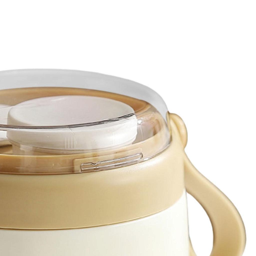 Izolowany pojemnik na żywność Wbudowana składana łyżka Kubek śniadaniowy Słoik do przechowywania żywności Uchwyt na podróże Piknik Szkoła Uczeń Wędkarstwo