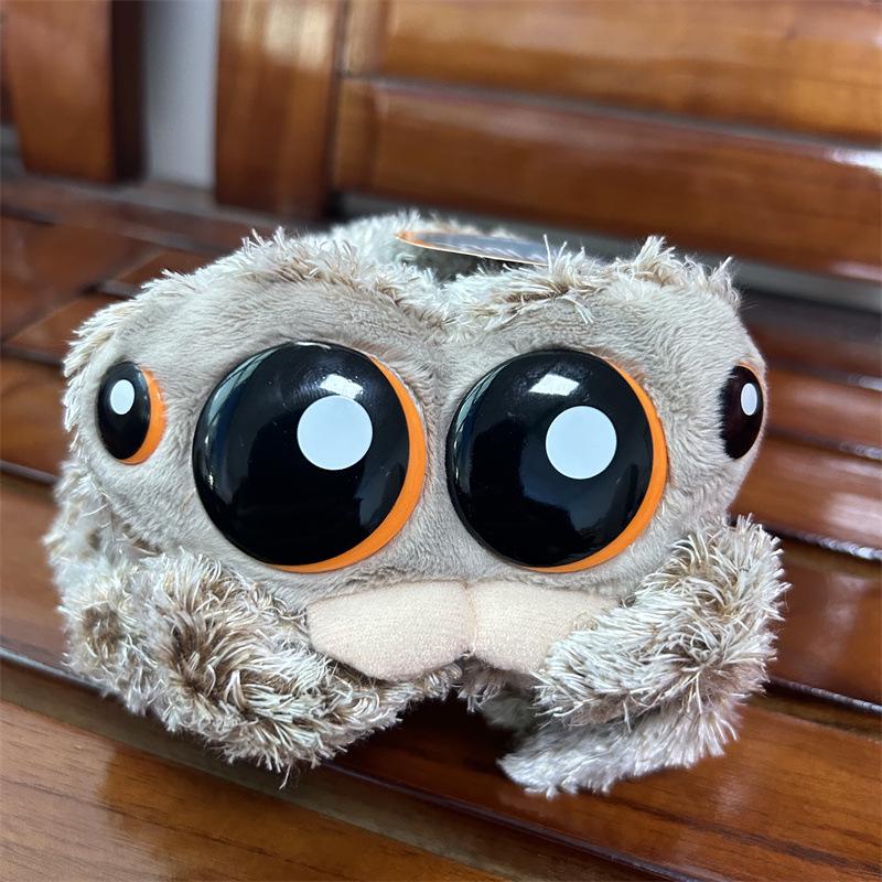 Lucas the Spider Plush Doll Figurine - Jumping Spider Christmas Toy