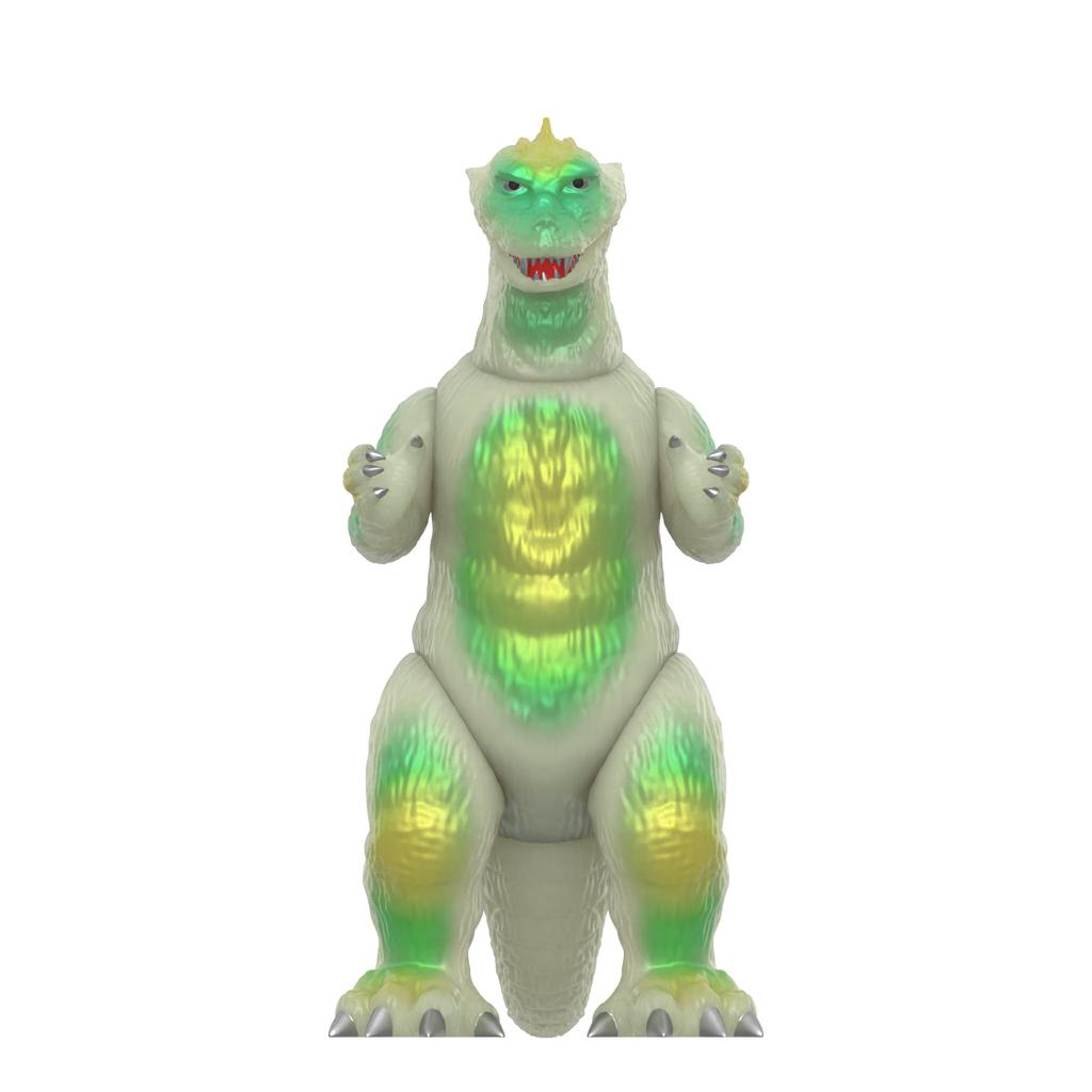 Super7 Toho Godzilla Reaction Figure Inch Toho Godzilla Action Figure Classic Monster Movie Collectible Retro Toy '55 (Glow-in-the-Dark) - 3.75