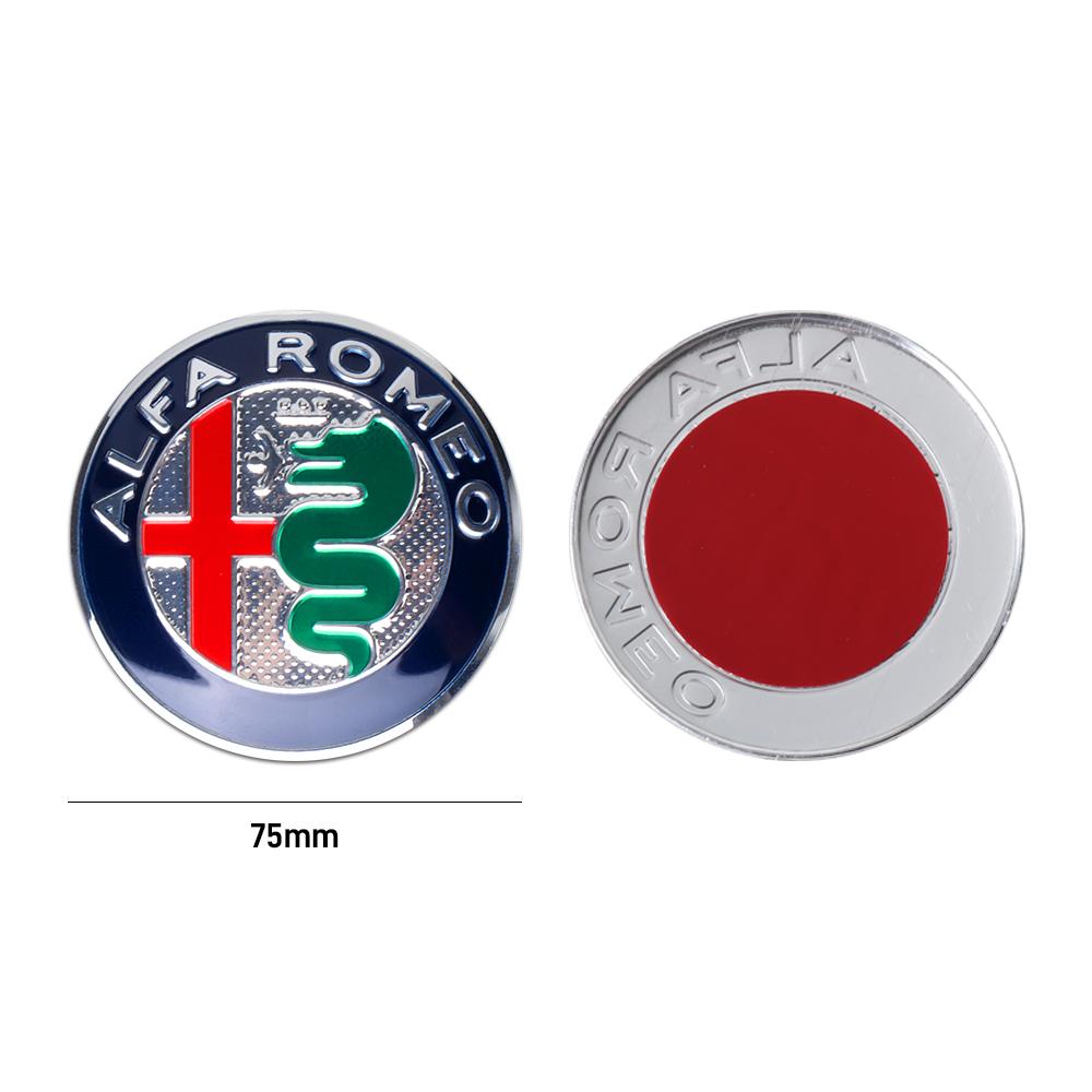 Car Stickers For Alfa Romeo 1PC Car Front Grill Emblem Covers Sticker Center Console Knob Interior Sticker For Alfa Romeo Sporti