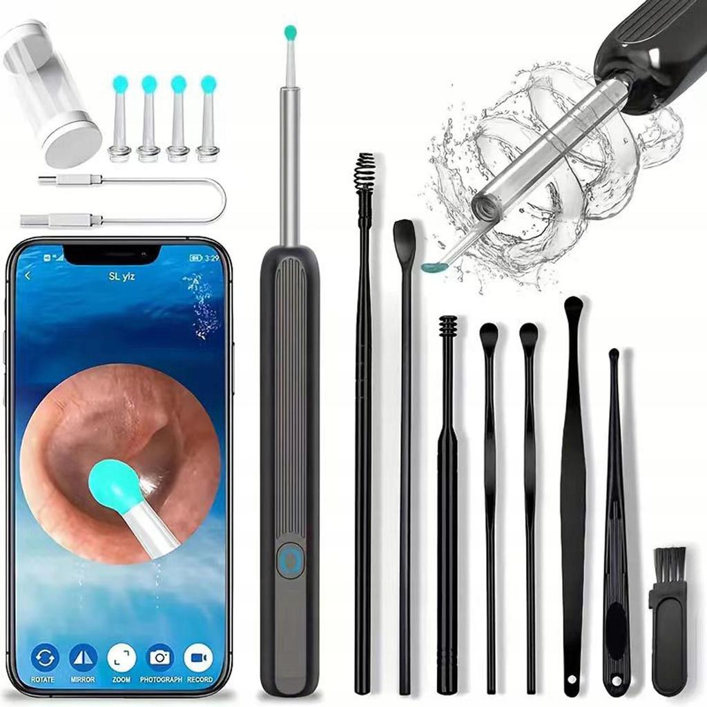 Smart Otoscope Camera Ear Cleaning Wax Wifi Hd Application Endoscope