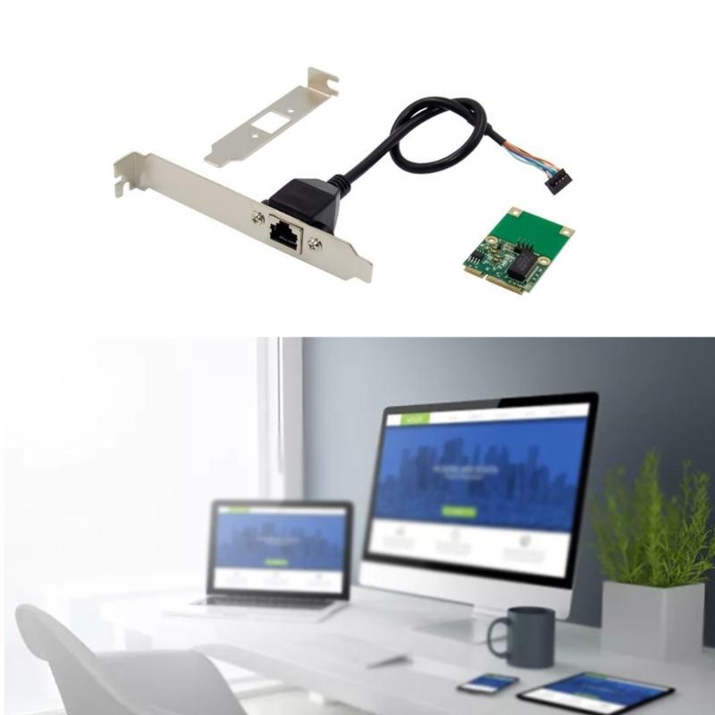 Mini PCIe Gigabit Single Port Server Networking Card I210AT Ethernet RJ45 Adaptors Card 2.5Gbps