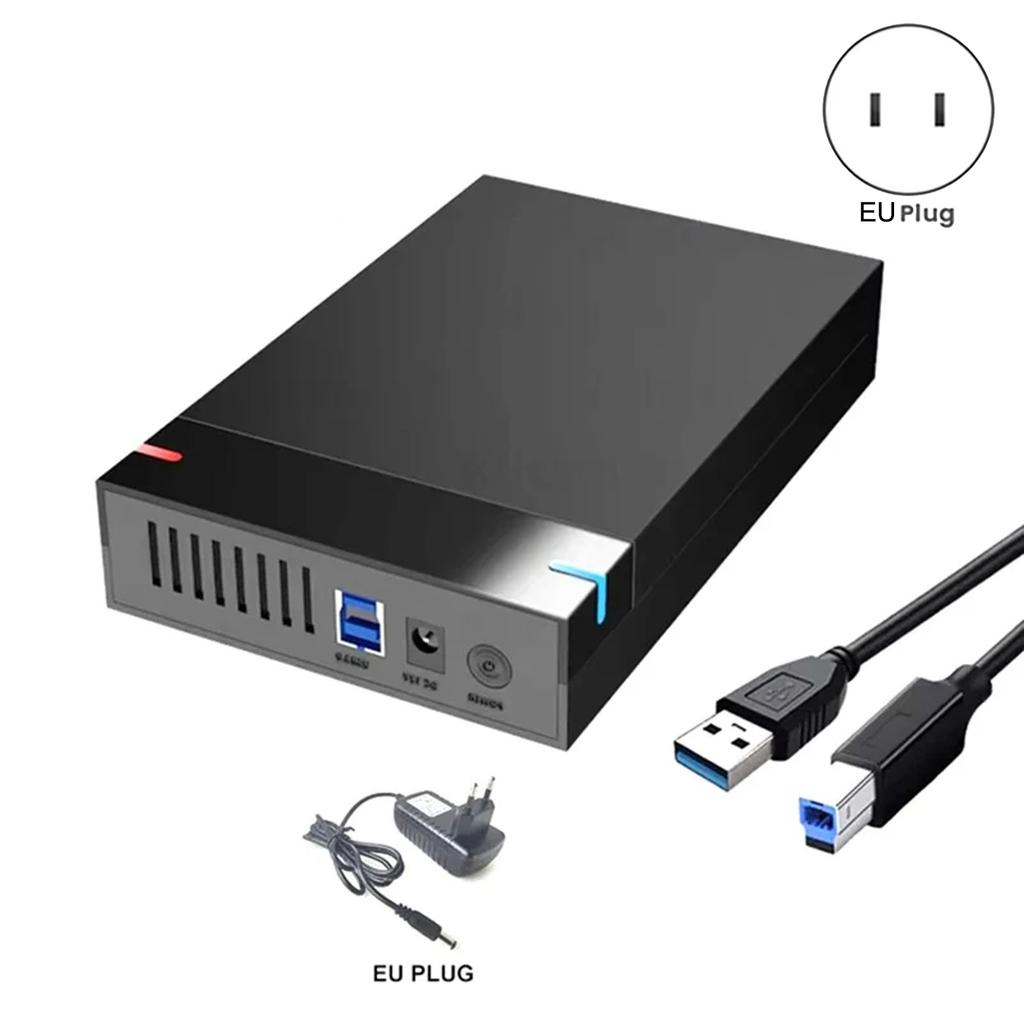 3.5 Inch To USB 3.0 HDD Case - External Hard Drive Enclosure, Data Transfer,HDD Box For PC And Laptop US PLUG