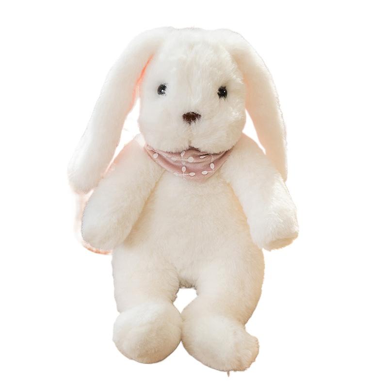 Kawaii Long Ear Rabbit Soft Plush Toys Sleeping Cute Bunny Cartoon Stuffed Animal Dolls Girls Baby Appease Pillow Birthday Gift