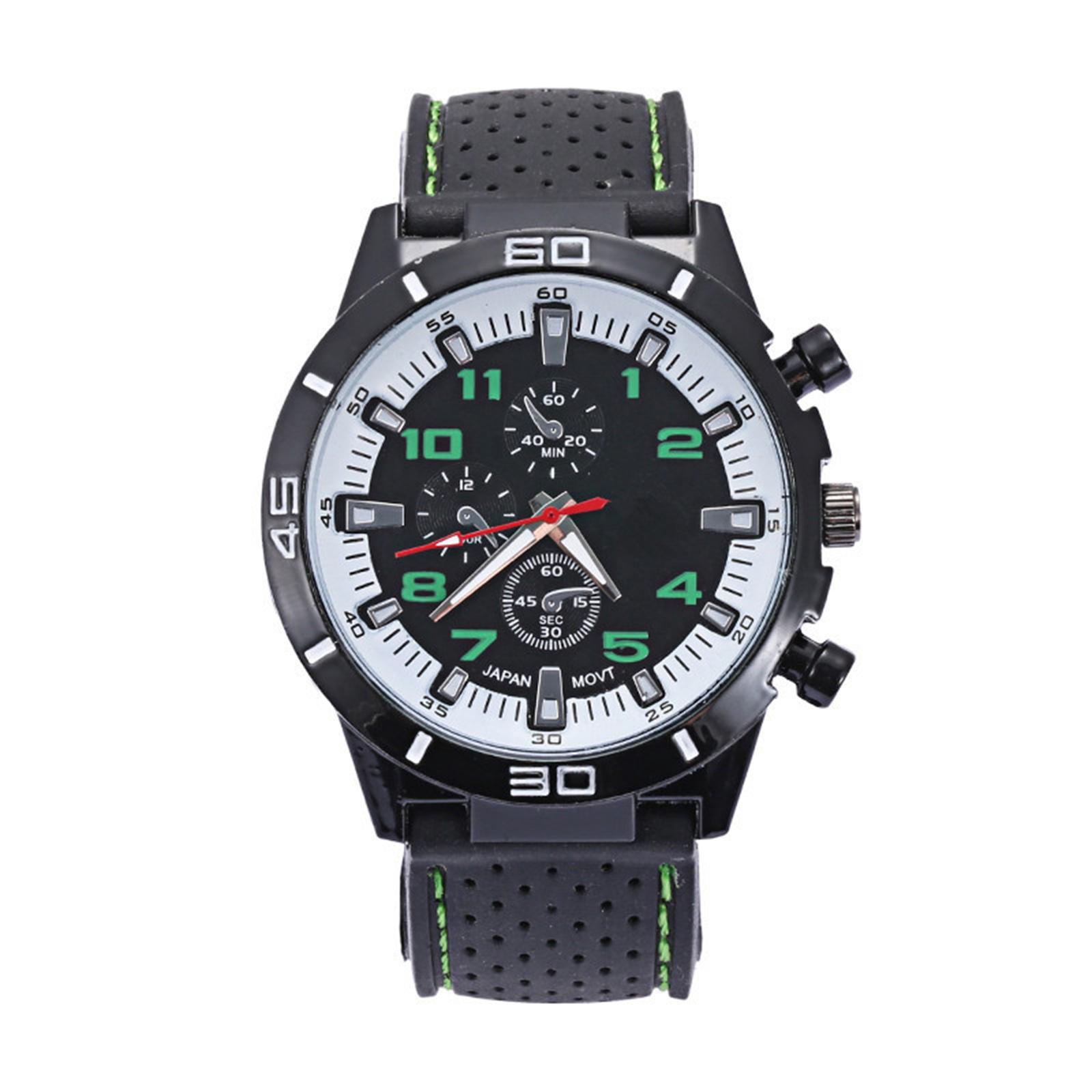 

Мужские водонепроницаемые светящиеся наручные часы-будильник для бега One Size