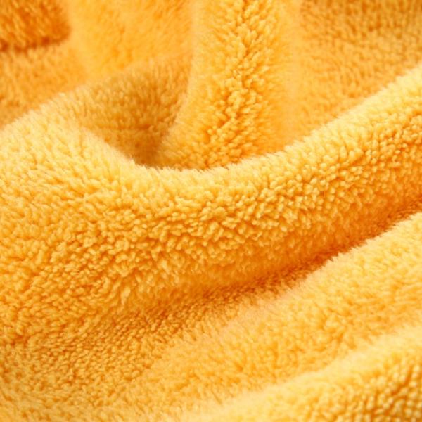 High Density Coral Velvet Cartoon Embroidery Hanging Towel Kitchen Cloth Handkerchief Absorbent Towel