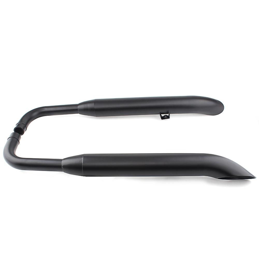 Motorcycle Part Black Exhaust Muffler 304 Stainless Steel Exhaust System For Triumph Bonneville Bobber T100 T1200 Speed Master