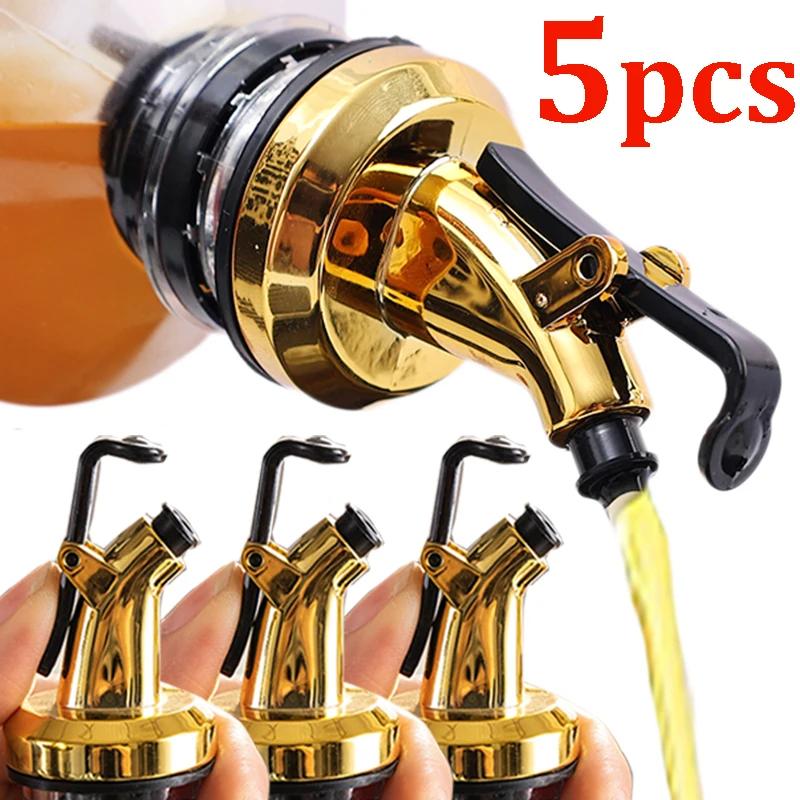Tappo per Bottiglia d'Olio Guarnizione in Gomma per Alimenti Versatore per Vino Tappo di Blocco Sigillante a Prova di Perdite Beccuccio Spruzzatore Erogatore per Liquore Strumento da Cucina