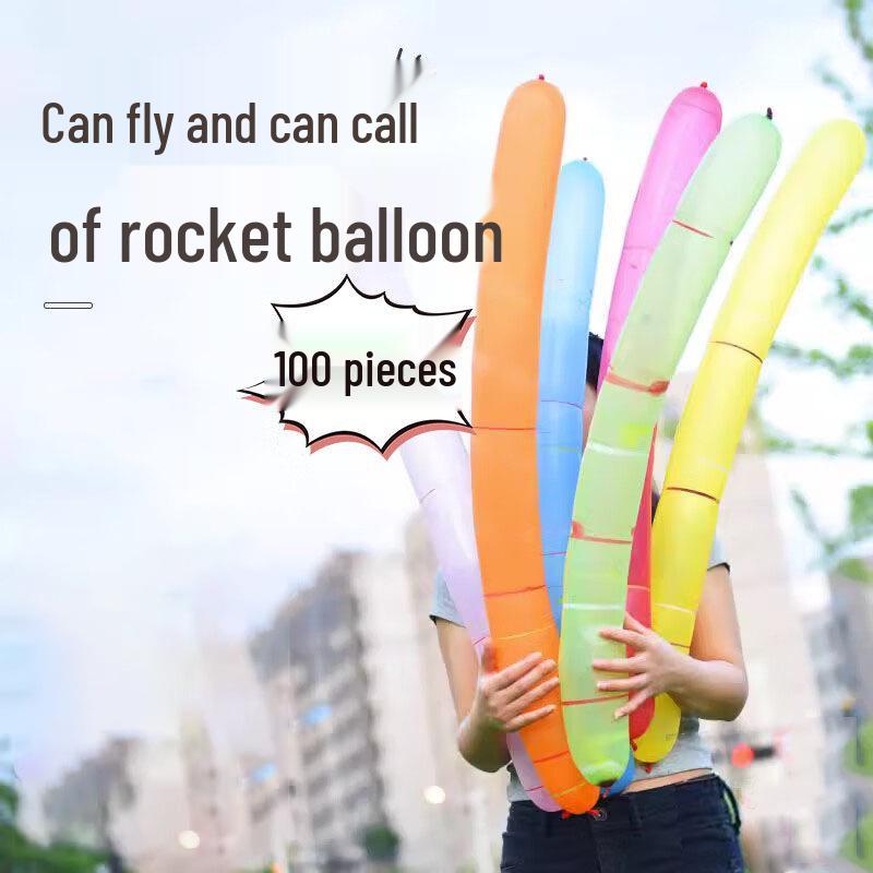 Sound-Flying Rocket Balloon: Fun Outdoor Toy for Kids