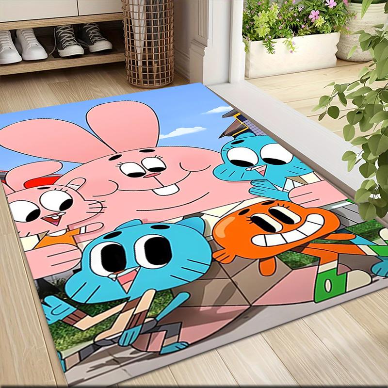 1Pc Bunny Friends Adventure Carpet Rug Customizable Soft Washable Antislip Home Living Room Sofa Mats Personalized Rug 0917291
