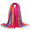 Women Lady Fashion Folk-Custom Retro Tassel Scarf Wrap Shawl Travel Scarves