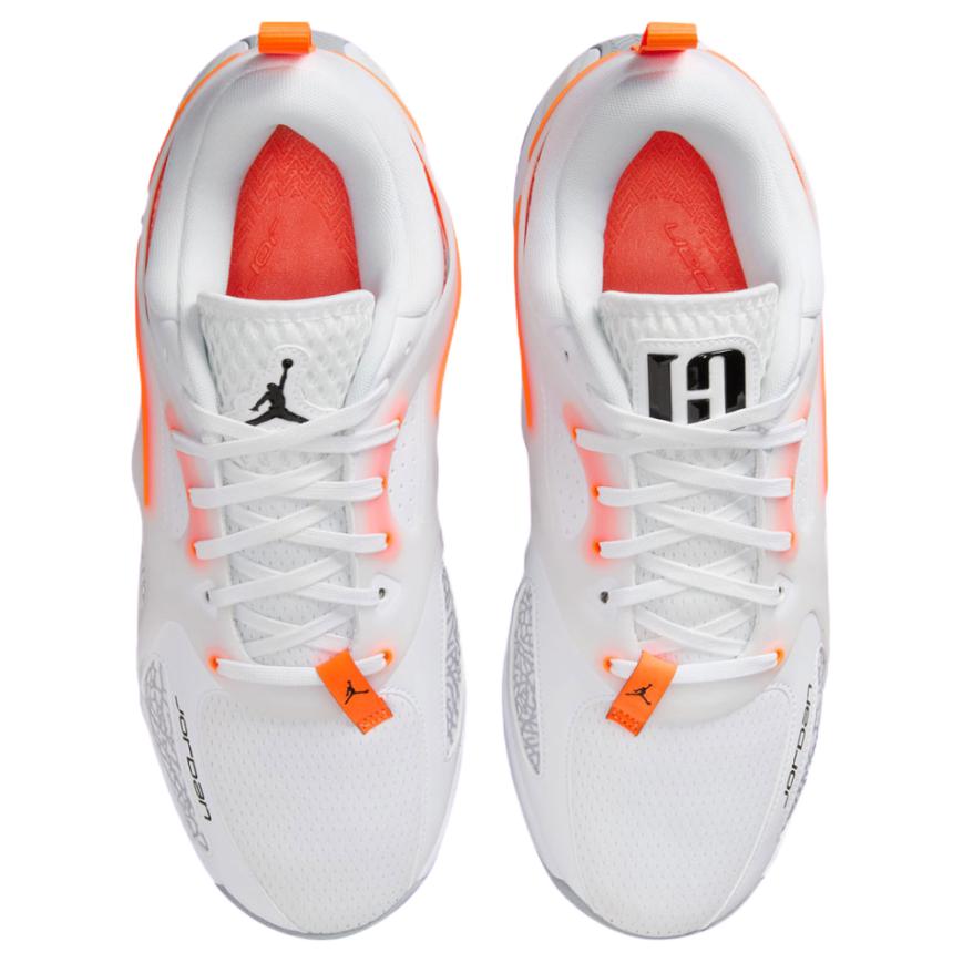 Jordan Heir Abrasion Resistant Low top Basketball Shoes Unisex White IO0410-108