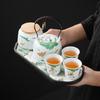 Taigu Luxury Kung Fu Tea Set with Hovering Gaiwan and Dry Brewing Tray