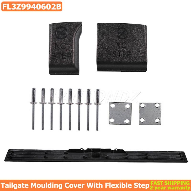 Tailgate Moulding Cover With Flexible Step FL3Z-9940602-B For Ford F-150 2015-2019 FL3Z9940602B FL3Z 9940602 B
