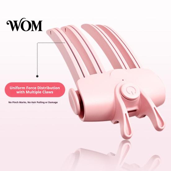 Quick Hair Fluffer Electric Heated Volume Clip, 2 Heat Settings Volumizing Root Lift Tool Comb for Thin Hair, Fluffy Bangs, USB Rechargeable Cordless