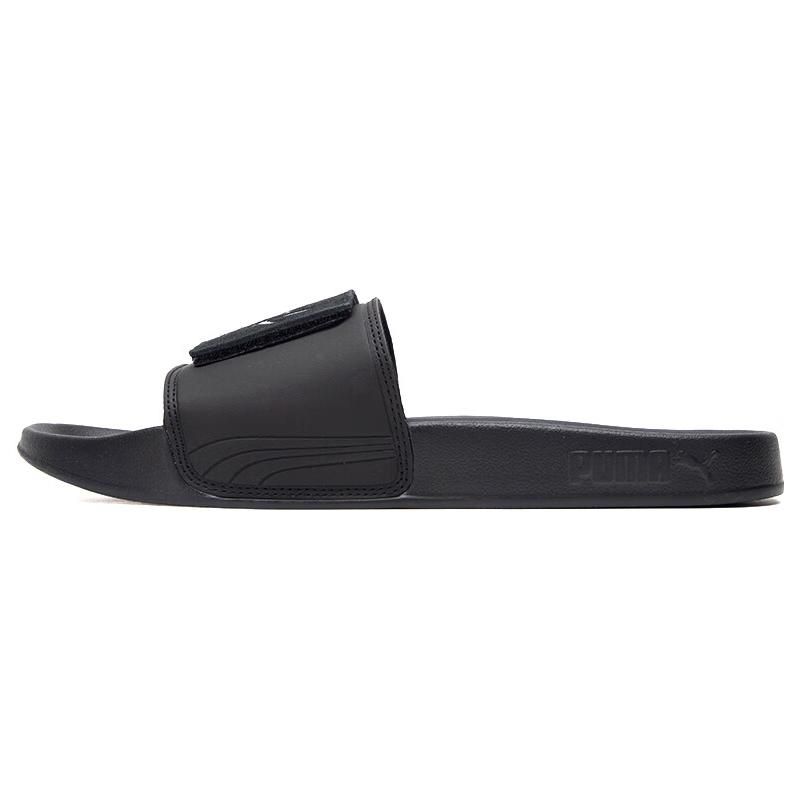 Puma Leadcat 2.0 Play Thick Sole Outdoor Non-Slip Durable Slide Sandals Unisex Footwear Black White 389118-01