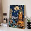Diamond Mosaic Colorful Diamond Painting Elves Flying Everywhere Full Round Embroidery Cartoon Creative Hobbies Wall Decor