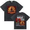 Drake Iceman Graphic Washed Oversized Streetwear Pure Cotton T-shirt Vintage Women Man O-Neck Graphic T Shirts Female Male Clothing