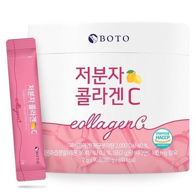 Botu Niedermolekulares Kollagen Vitamin C 90 Stück, 180g, 1 Stück